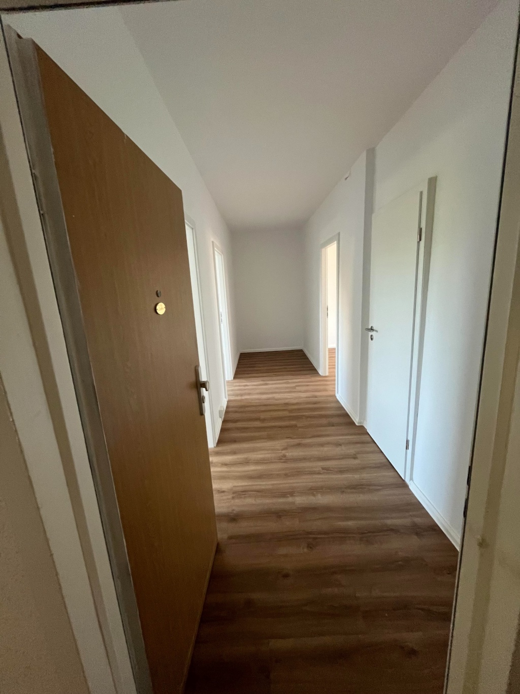 Sanierte 3-Zimmer-Wohnung mit Balkon, Einbauküche, Waschmaschine / Renovated 3-room apartment with balcony, fitted kitchen, and washing machine