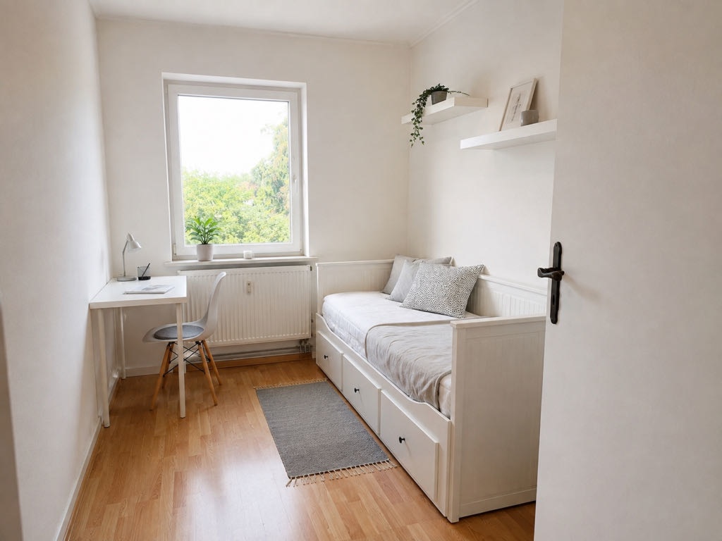 Wohnung Reinickendorf Amendestraße - Room 3 – 8 sqm | Garden View