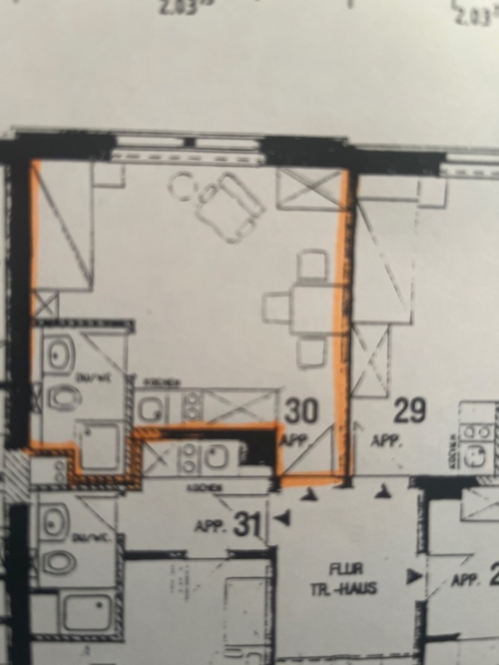 Apartamento Innenstadt Mühlenstr. 26 - Grundriss Apartment