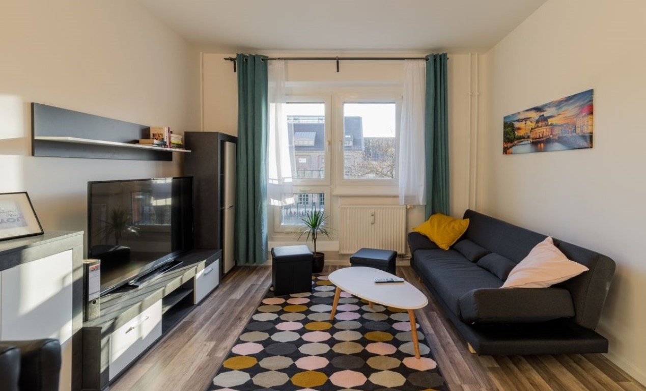 Möblierte 2-Zimmer Wohnung in Friedrichshain mit Anmeldung – Stralauer Allee, 10245 Berlin Friedrichshain – Vorschaubild 8