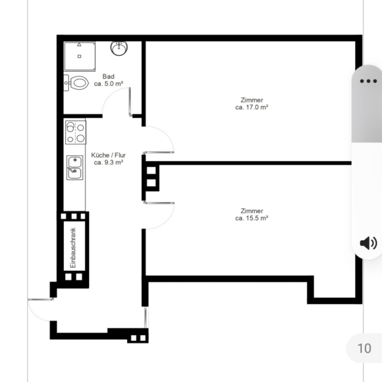 Möblierte 2 Zimmer Wohnung in Altona Altstadt – Thedestr 1, 22761 Hamburg Hamburg – Vorschaubild 12