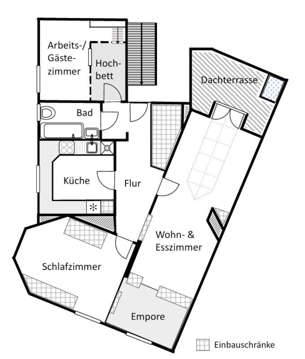 Wunderschöne 3-Zimmer-Altbauwohnung in der Bonner Südstadt zur Untermiete (12 Monate) – Lessingstraße, 53113 Bonn Südstadt – Vorschaubild 19