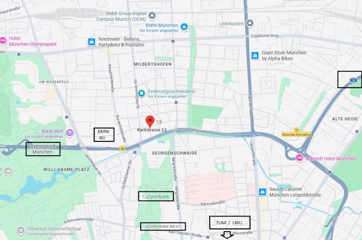 WG-Zimmer Milbertshofen-Am Hart Kantstraße 13 - Location