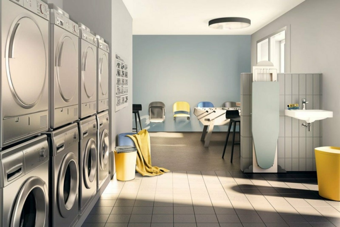 Wohnung Mitte Bärbel-Bohley-Ring 26 - hausinterner SB-Waschsalon