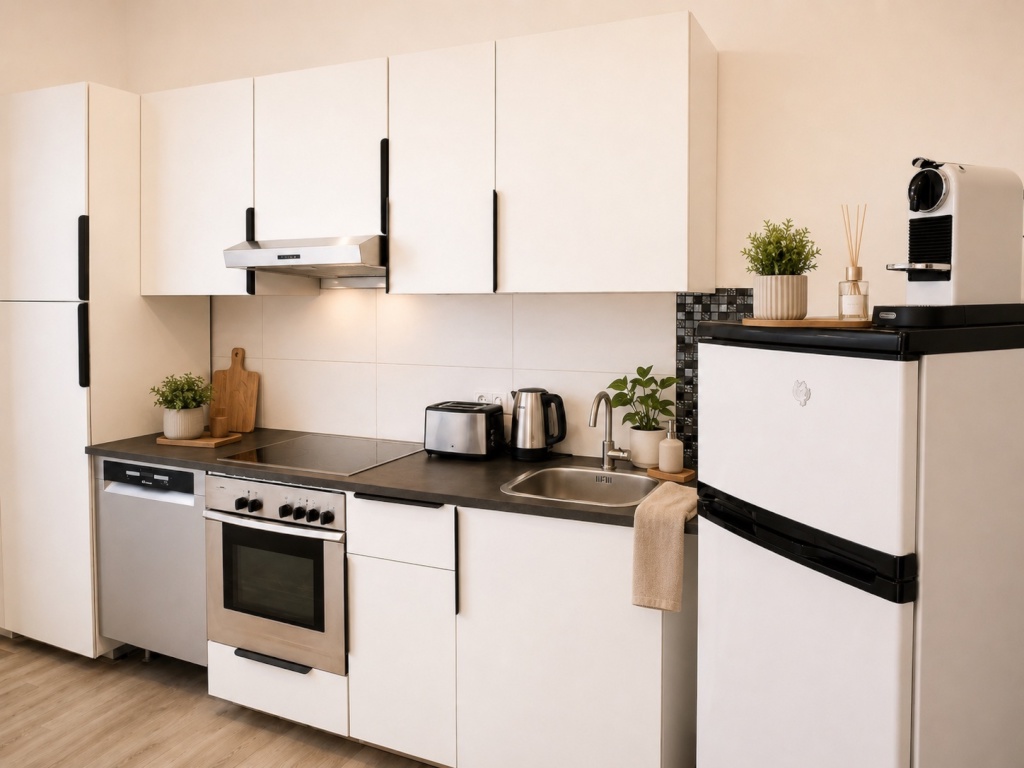 Großzügige 2,5-Zimmer-Altbauwohnung im urbanen Loft-Stil – möbliert, modern & ideal für 2–4 Personen; komplette Warmmiete All in! – 97082 Würzburg Zellerau – Vorschaubild 3