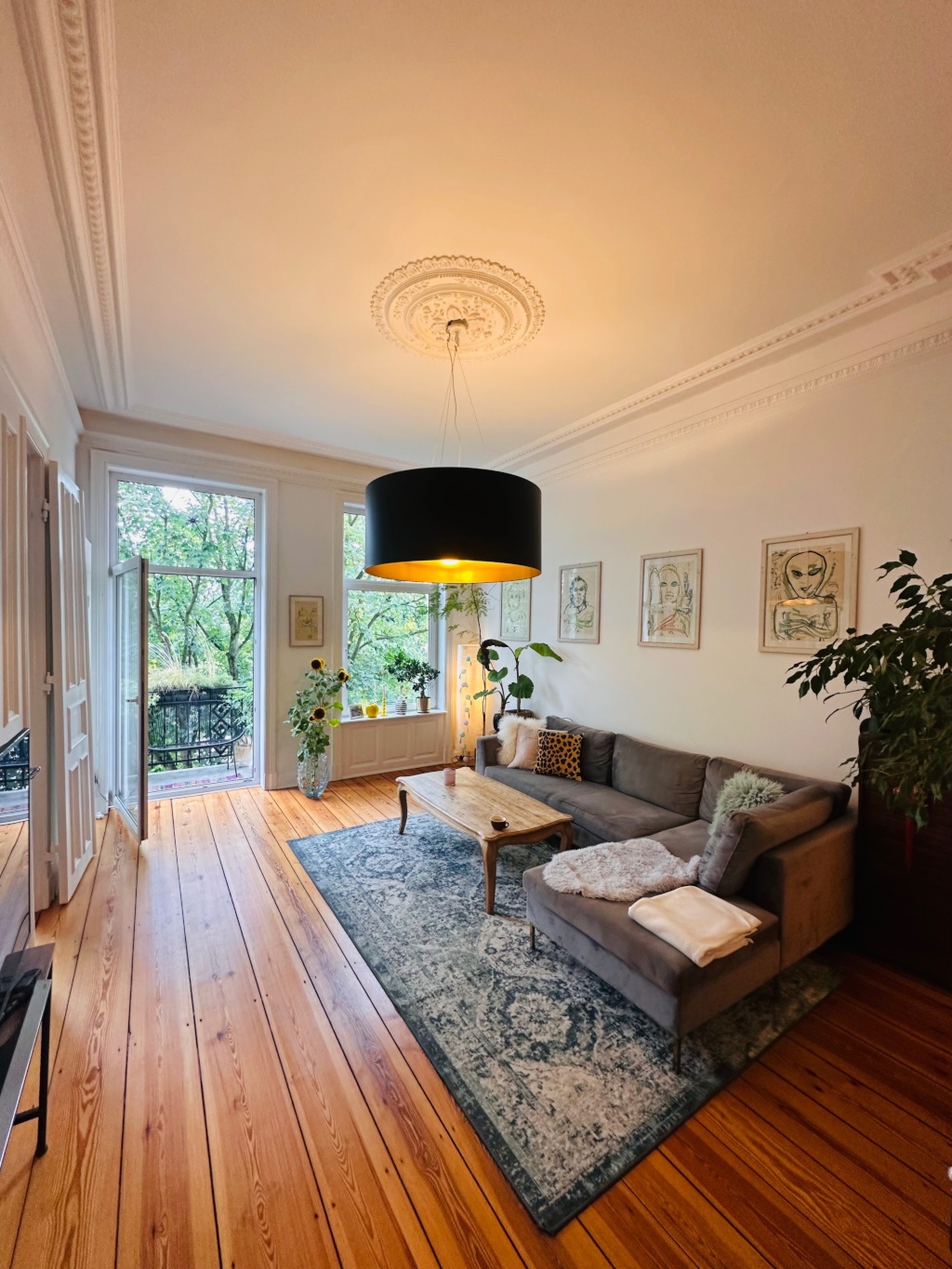 Untervermietung in Hamburg-Eimsbüttel | 15.09. – 27.10. Ca. 100 m2 Altbauwohnung · 4,5 Zimmer · 2 Balkone · 2. Stock – Moorkamp, 20357 Hamburg Eimsbüttel – Vorschaubild 12