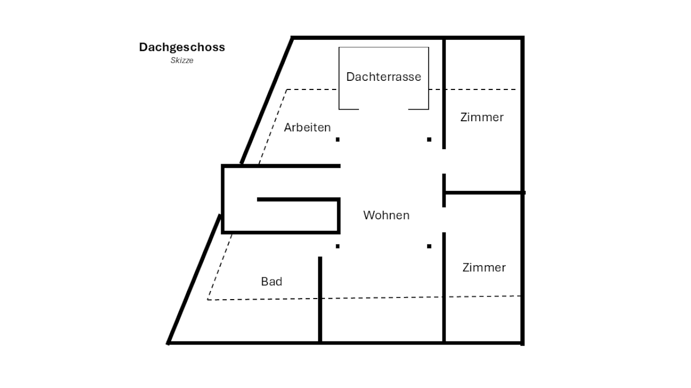 WG-Neugründung: Renovierte 6-Zimmer-Maisonette mit Stadtblick im Grünen
