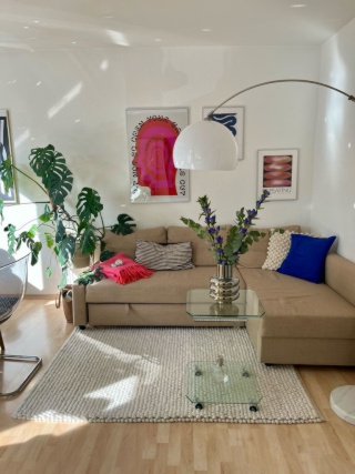 Ad image: Zwischenmiete 24.12.-19.01. / Cozy, helle 2 Zimmer Whg Nähe Messe (Gallus/Europaviertel); top S-Bahn Anbindung