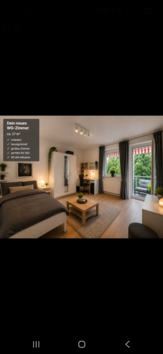 Imagen del anuncio: Möbiliertes WG Zimmer