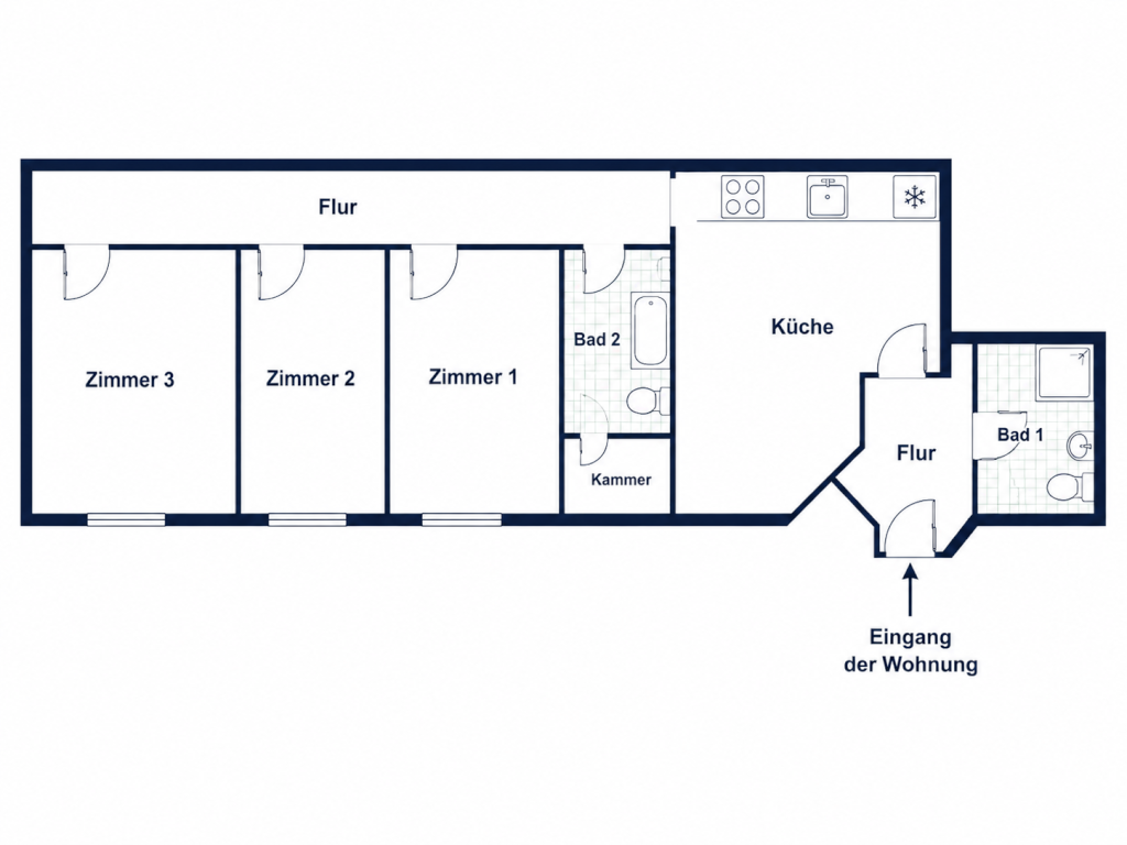 Shared Room in Berlin-Bellevue – 450€ monatlich (möbliert) – Foto 6