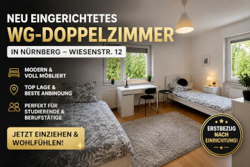 Anzeigenbild: Erstbezug nach Einrichtung – modernes WG-Doppelzimmer