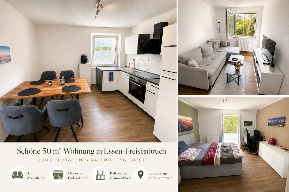 Schöne 2,5 Zimmer Wohnung in Essen
