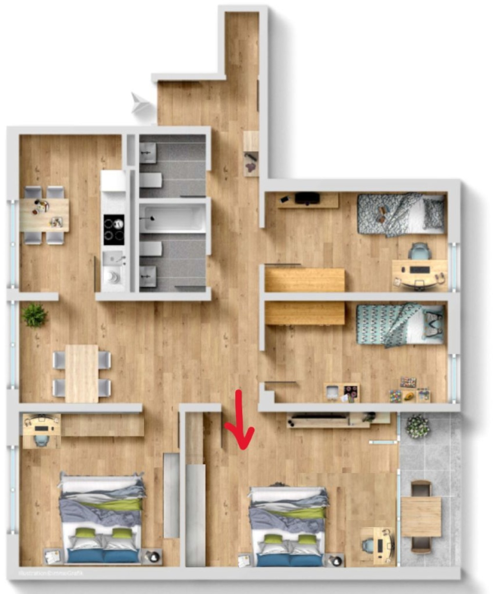 19,9 m2 möbliertes Zimmer in 4er-WG mit Balkon - All Inclusive – Londoner Ring, 67069 Ludwigshafen am Rhein Edigheim – Vorschaubild 20