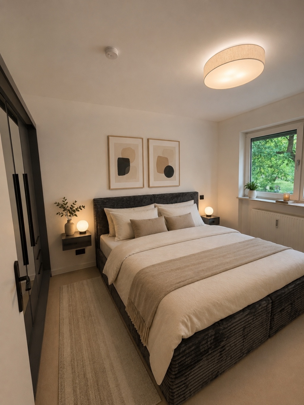 Wohnung Neuhausen-Nymphenburg leonrodstr 26 - Grüner Ausblick aus dem Schlafzimmer