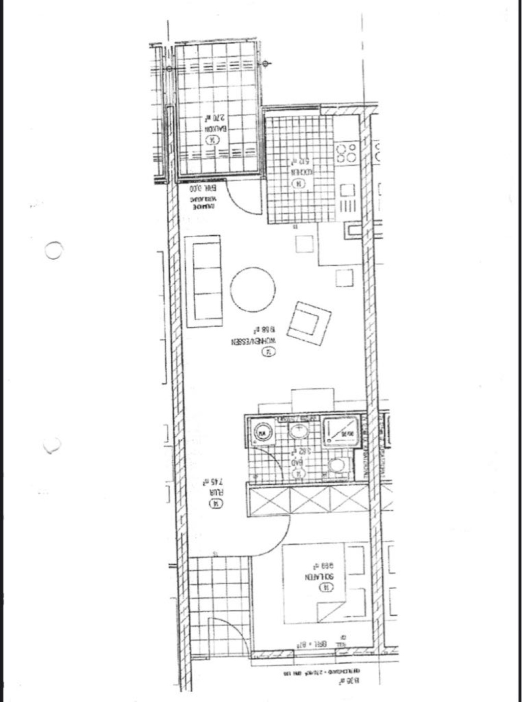 Wohnung Ost Kastanienallee - Grundriss
