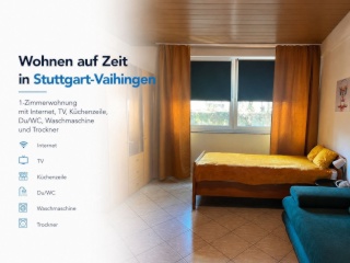 Anzeigenbild: Möbliertes Wohnen auf Zeit ab 1 Monat, Stuttgart Vaihingen