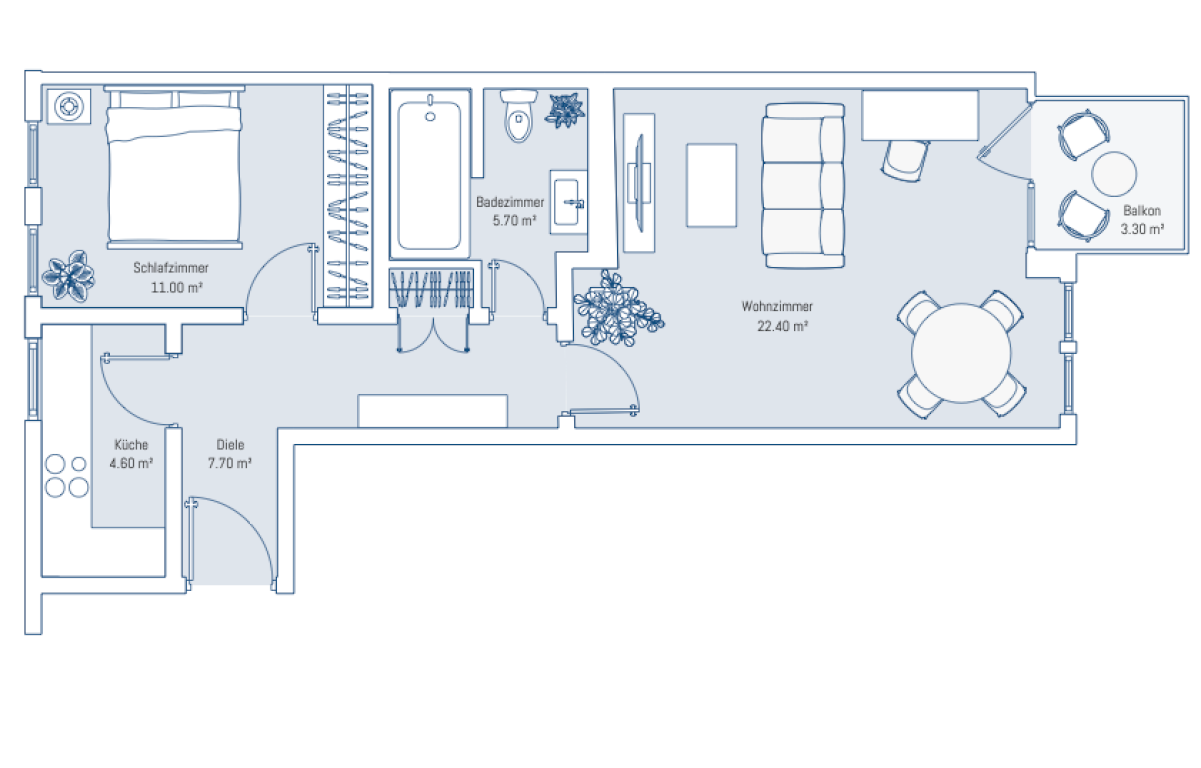 2 Zimmer Wohnung in Eppendorf – Geschwister-Scholl-Straße 43, 20251 Hamburg Hamburg – Vorschaubild 7