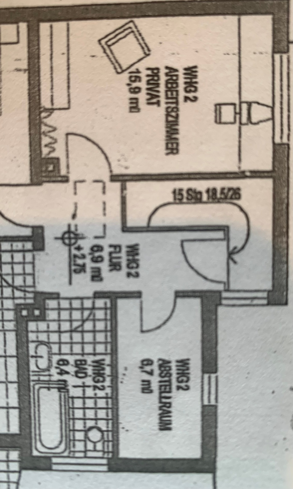 Möbliertes Zimmer mit eigener Küche und eigenem Bad an der Lichtwiese – ab 1. September – Jahnstraße 132, 64285 Darmstadt Paulusviertel – Vorschaubild 7