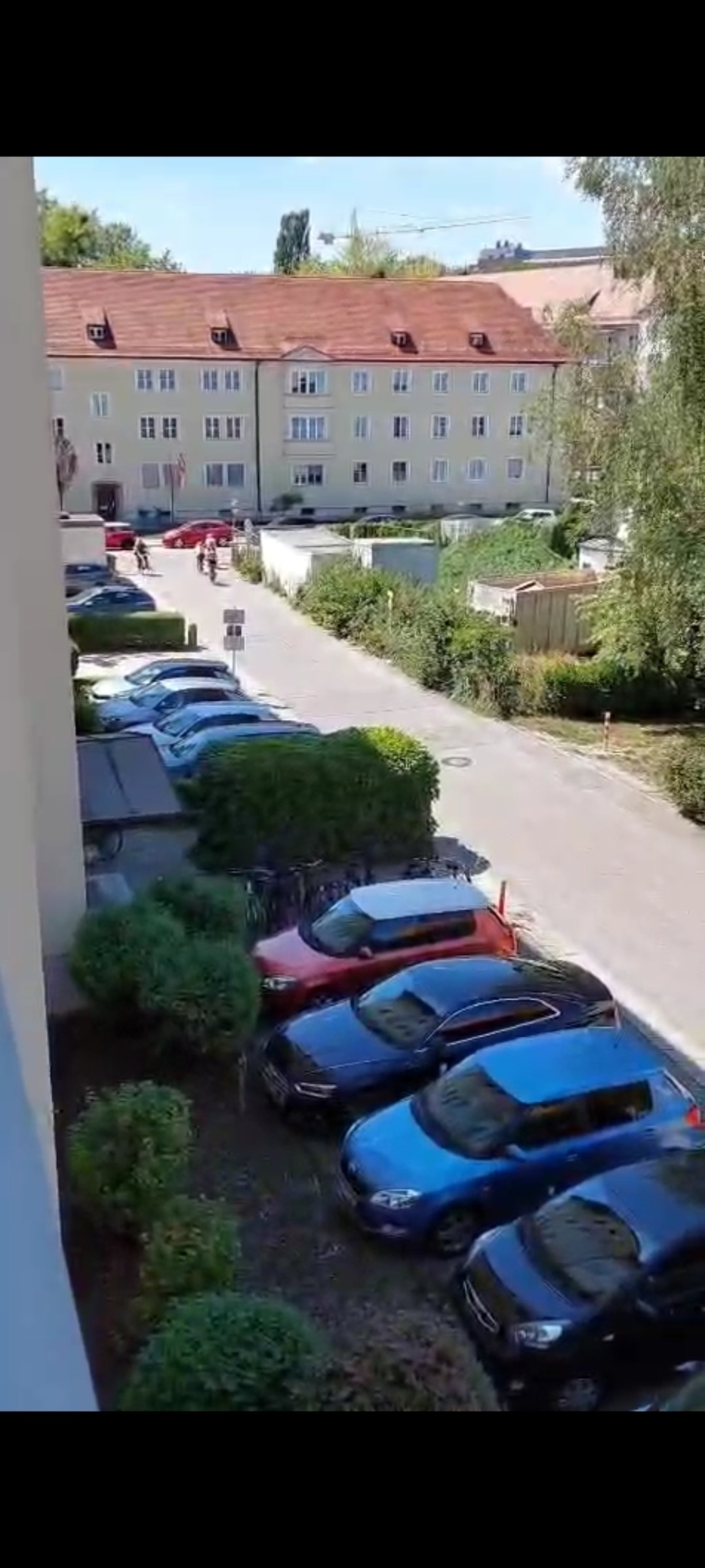 Habitación en WG Altstadt Graf-Pocci-Weg - Blick vom Zimmer/ Seitenstraße
