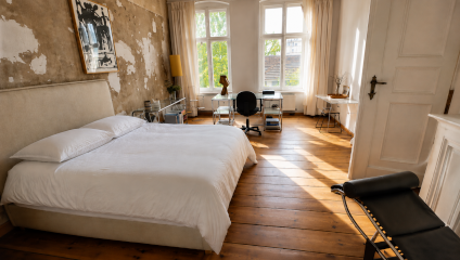 Möblierte Altbauwohnung zur Zwischenmiete – Stuck & Flügeltüren, Moabit — photo 1