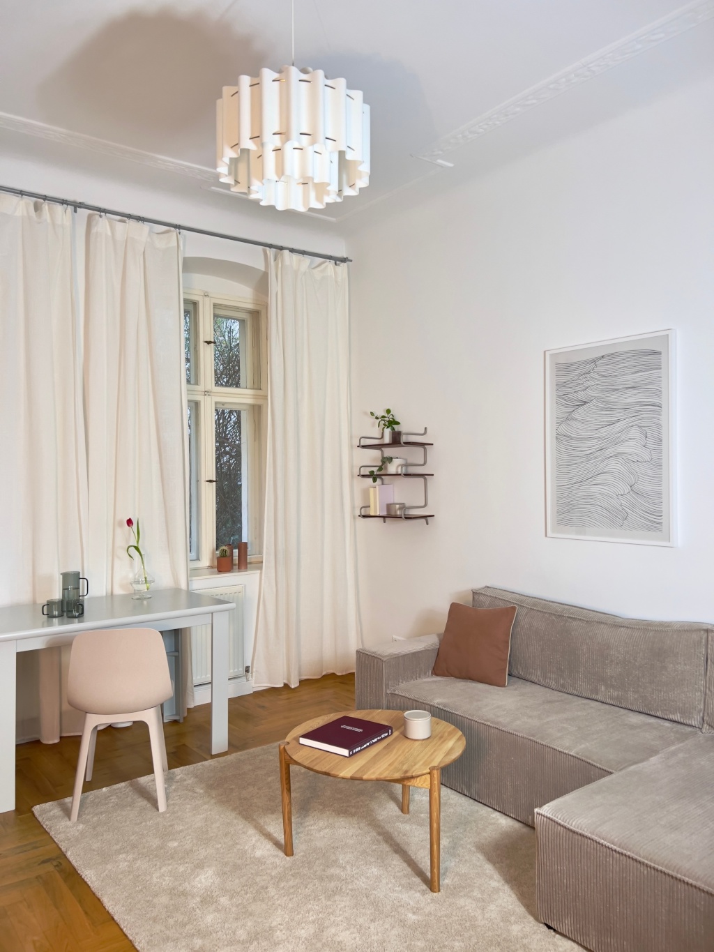 Charmante, ruhige, voll möblierte Altbauwohnung auf Zeit, Hinterhaus, Charlottenburg Berlin!