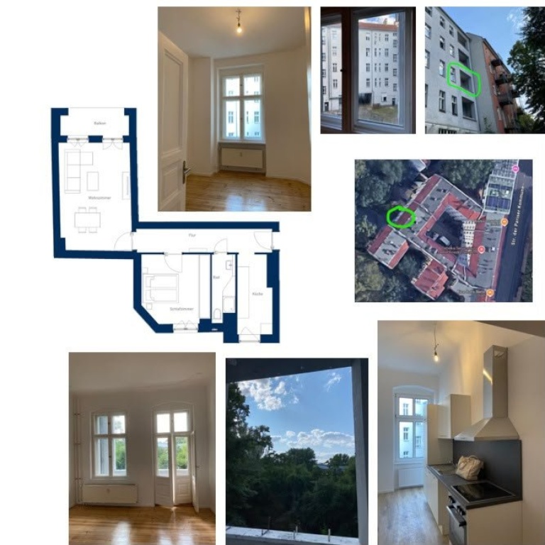 Apartamento Friedrichshain-Kreuzberg Straße der Pariser Kommune 29 - Grundriss