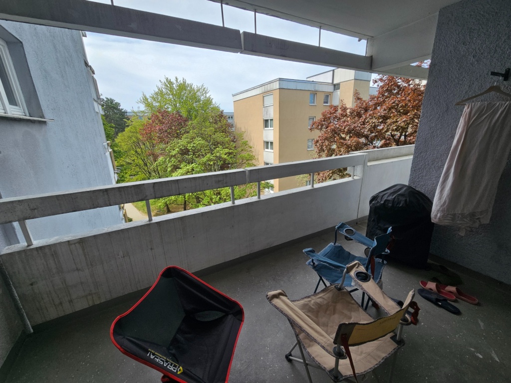 WG-Zimmer Unterhaching Bussardstr. 1 - Balkon