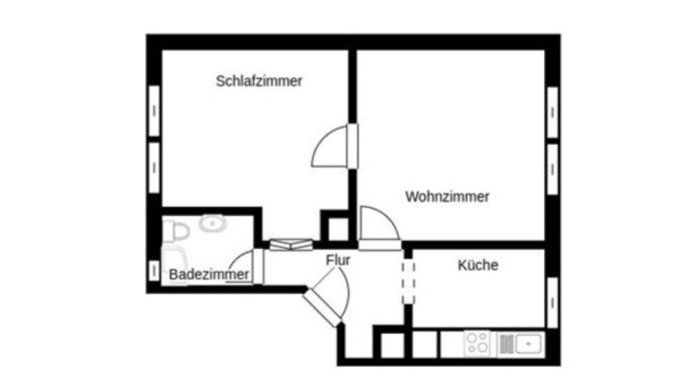 2-Zi-Wohnung in Stuttgart Süd zu vermieten – Böheimstrasse 87, 70199 Stuttgart Süd – Vorschaubild 7