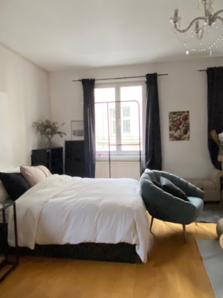 Anzeigenbild: Zentrales WG-Zimmer mit moderner Küche