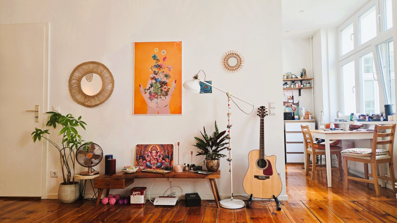 Wohnung Friedrichshain Holteistraße - Wohnzimmer