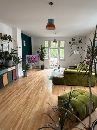 Möbliert am Treptower Park: 146m2, 3 Zimmer, 2 Bäder, Balkon – ab sofort für 6 Monate, Verlängerung möglich — photo 1