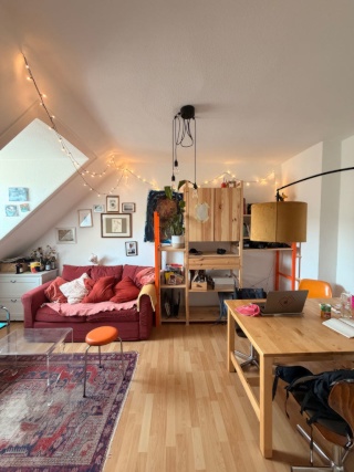 Anzeigenbild: Süße, zentrale Wohnung sucht Untermieter*in 🌿