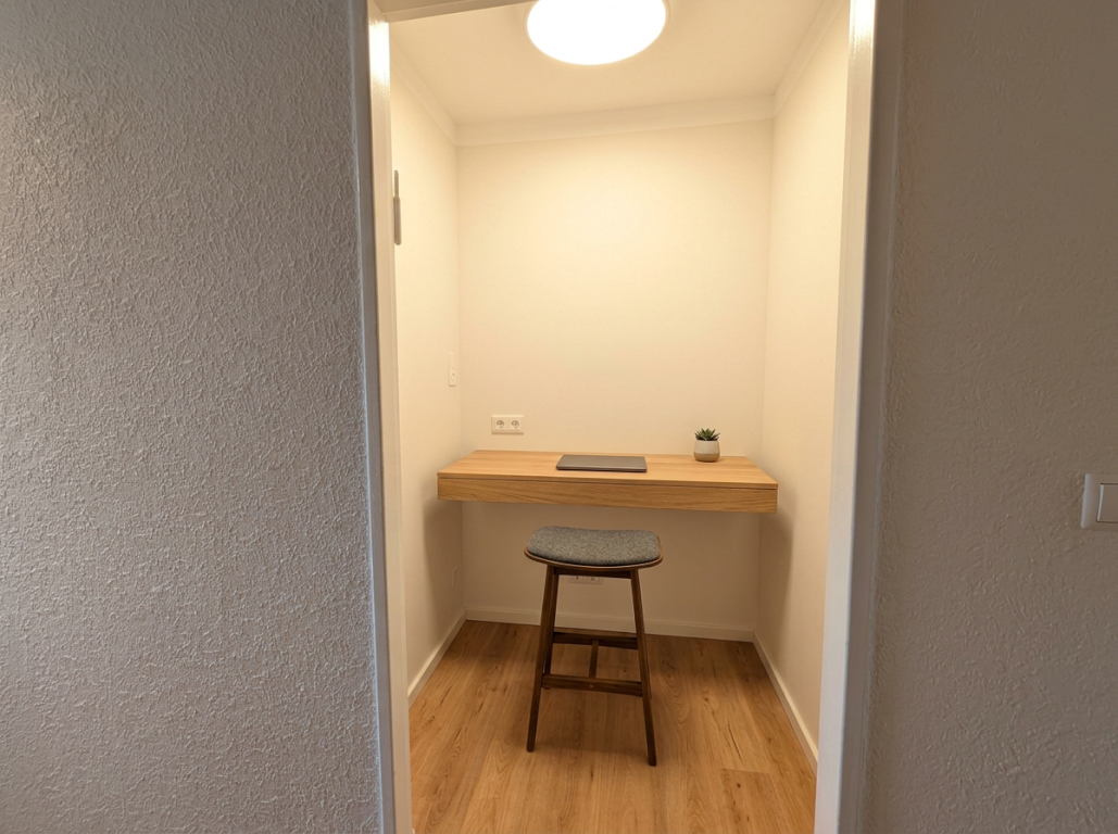 Möblierte 1,5 Zimmer Wohnung (frisch renoviert) mit Arbeitszimmer und Essküche – Wilhelmsaue 110, 10715 Berlin Wilmersdorf – Vorschaubild 4