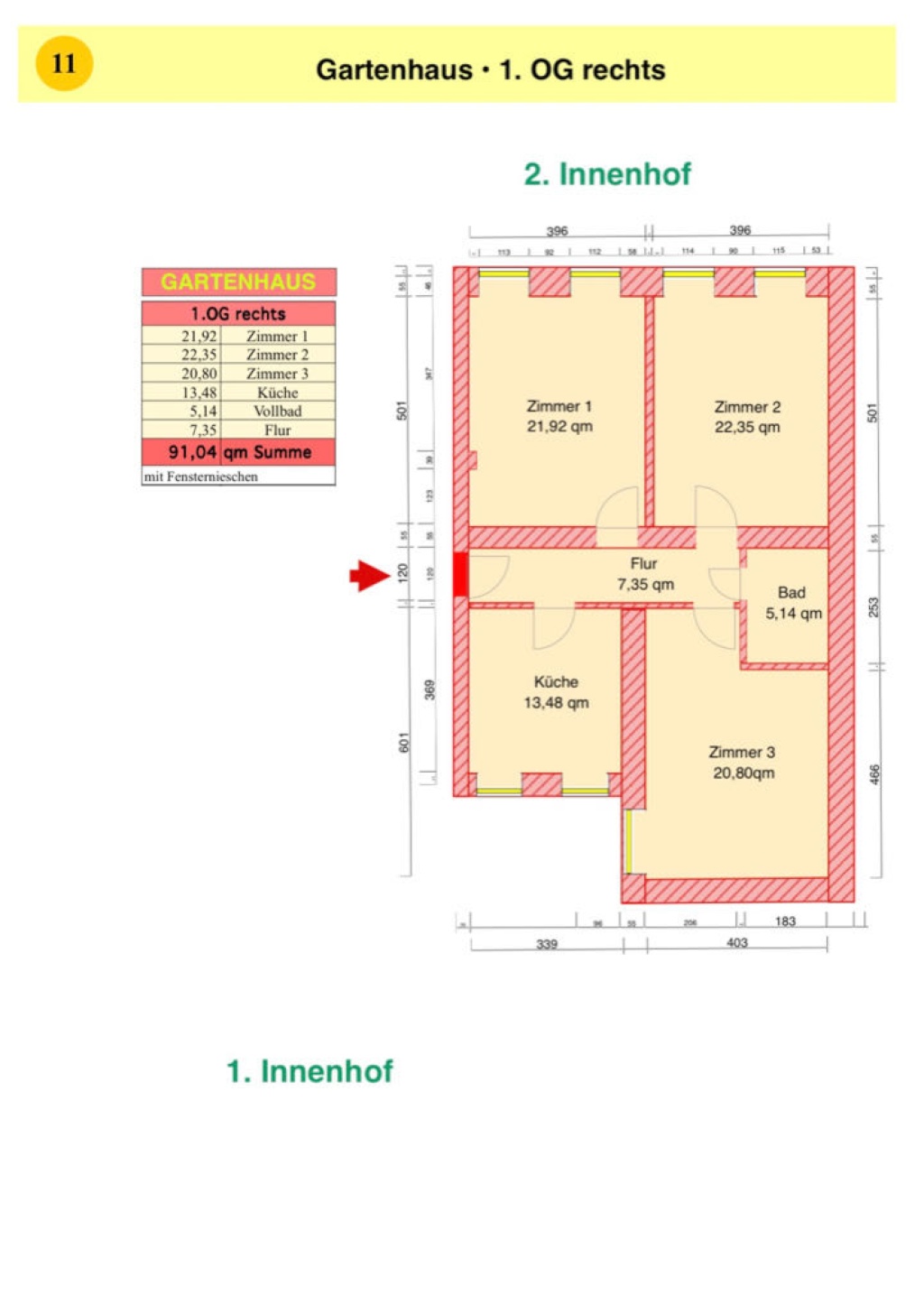 Wohnung Mitte linienstr - Bild 2
