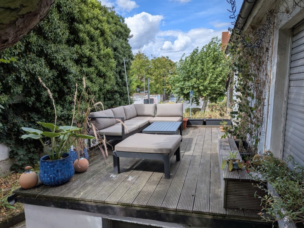 Habitación en WG Eschersheim Lachweg - Terasse