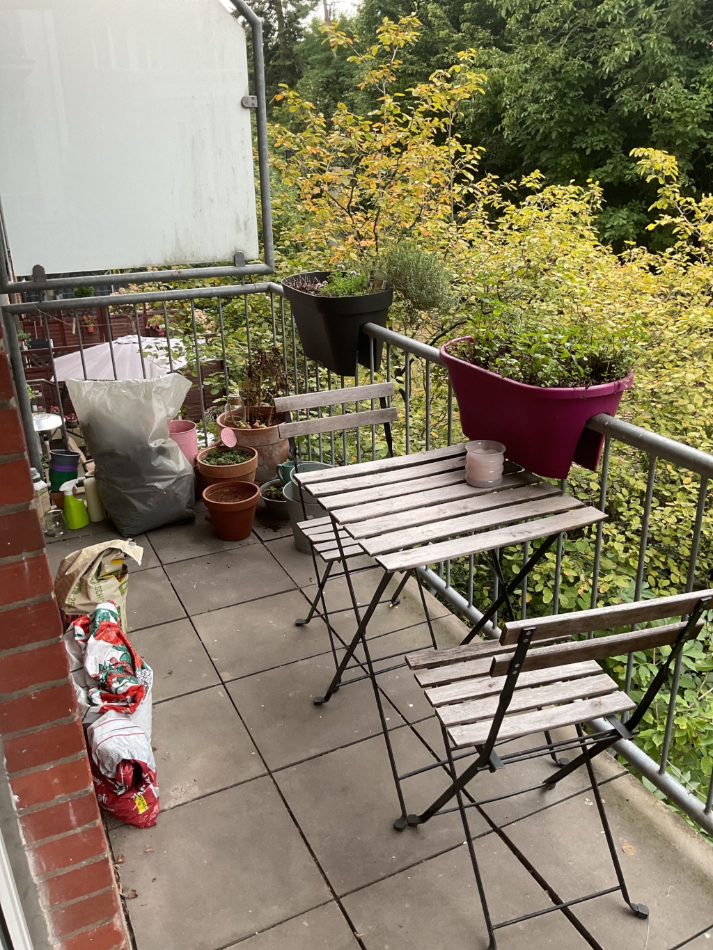Habitación en WG Centrum Bergstraße - Unser Balkon