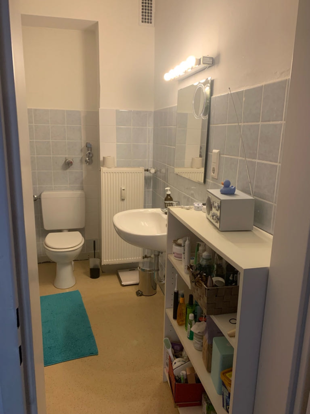 WG-Zimmer Centrum Rudolf-von-Langen-Straße - Das Bad