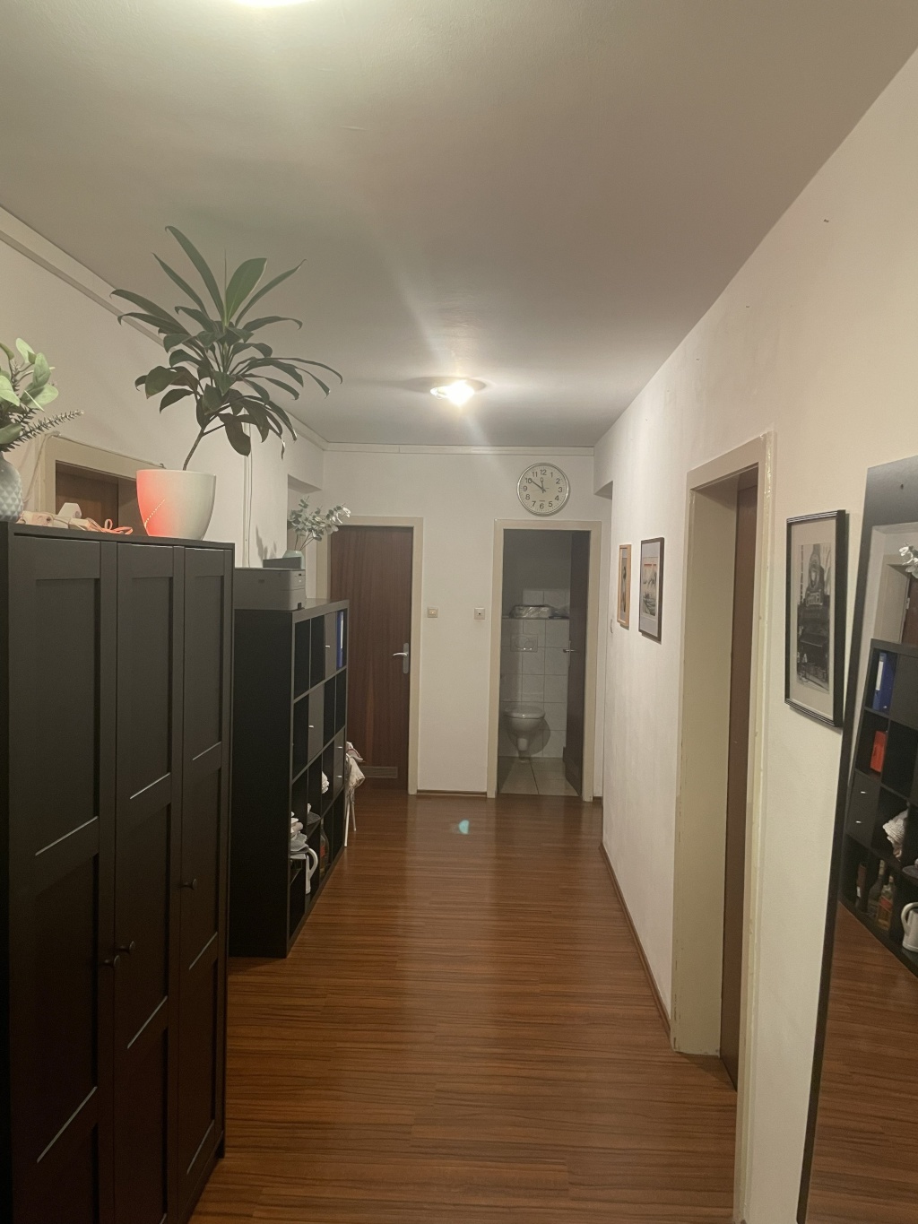 Flatshare West Schloßstraße - - - Flur mit beiden Toiletten am Ende