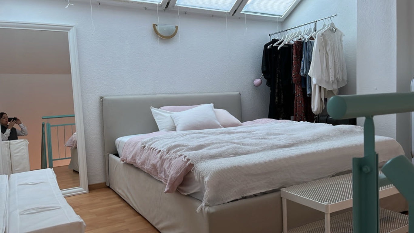 1-Zimmer-Wohnung Petershausen Conradin-Kreutzer-Straße - Schlafbereich (Maisonette)