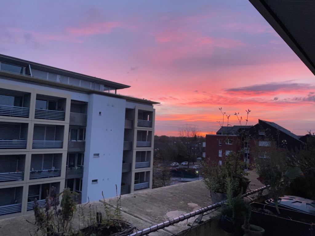 Flatshare Gievenbeck Gescherweg - Blick von Balkon aus deinem Zimmer heraus