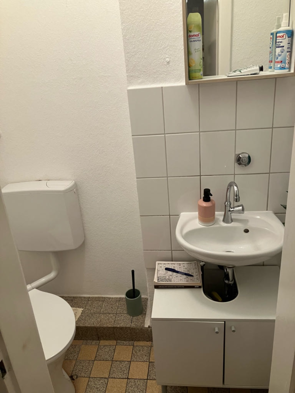 Habitación en WG Centrum Bergstraße - Das WC (inkl. Kreuzworträtsel für alle…)