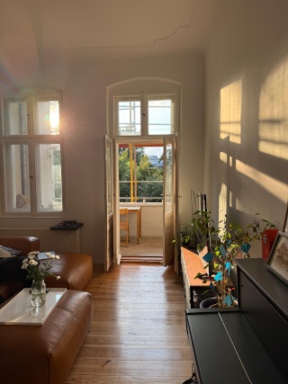 Zentrale 2-Zi. Altbauwhg mit Abendsonne und Blick ins Grüne — photo 1