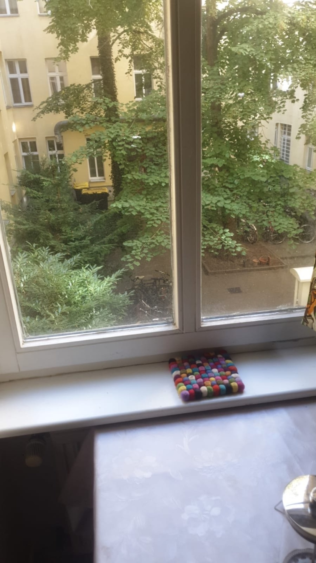 1-Zimmer-Wohnung Wedding Brüsseler Straße 39 - Blick aus dem Küchenfenster