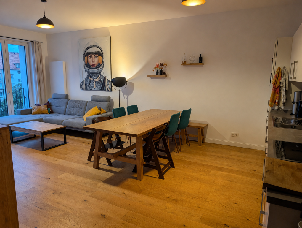 Wohnung Hannover Lister Meile 25 - Wohn-Essbereich