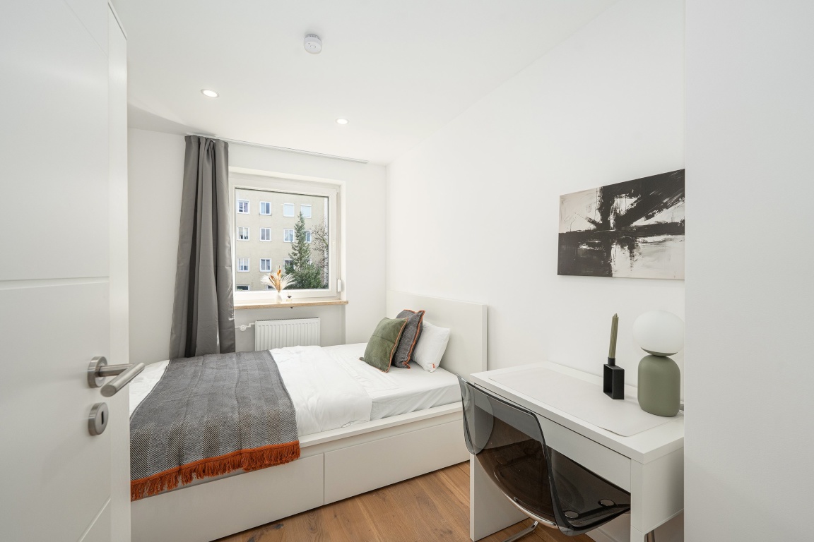 WG-Zimmer Sendling Leipartstraße 13 - Schlafzimmer