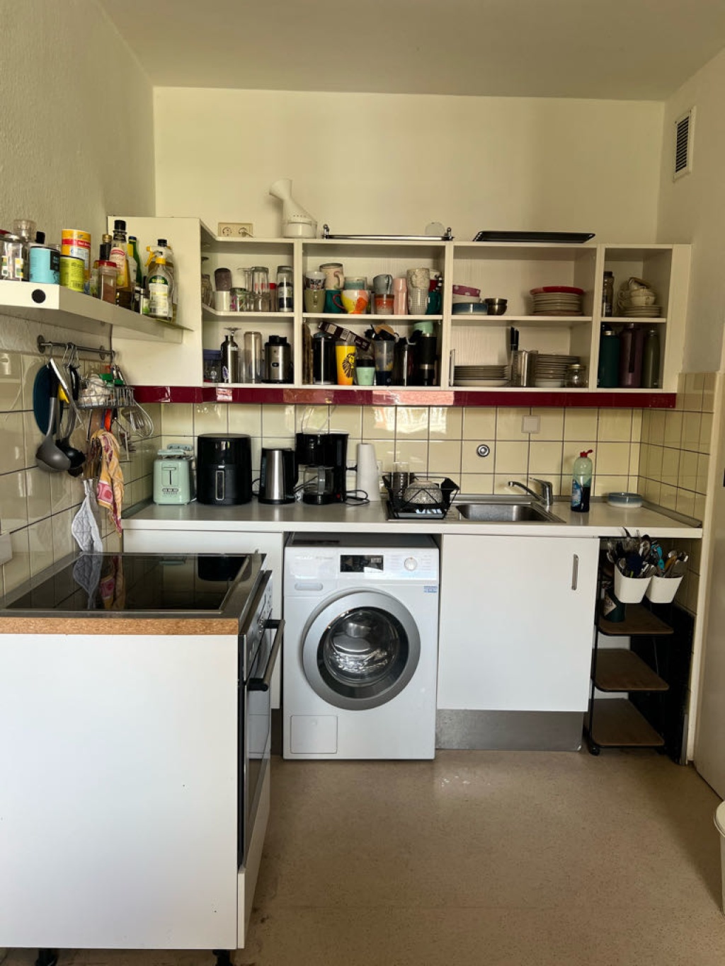WG-Zimmer Centrum Rudolf-von-Langen-Straße - Die Küche