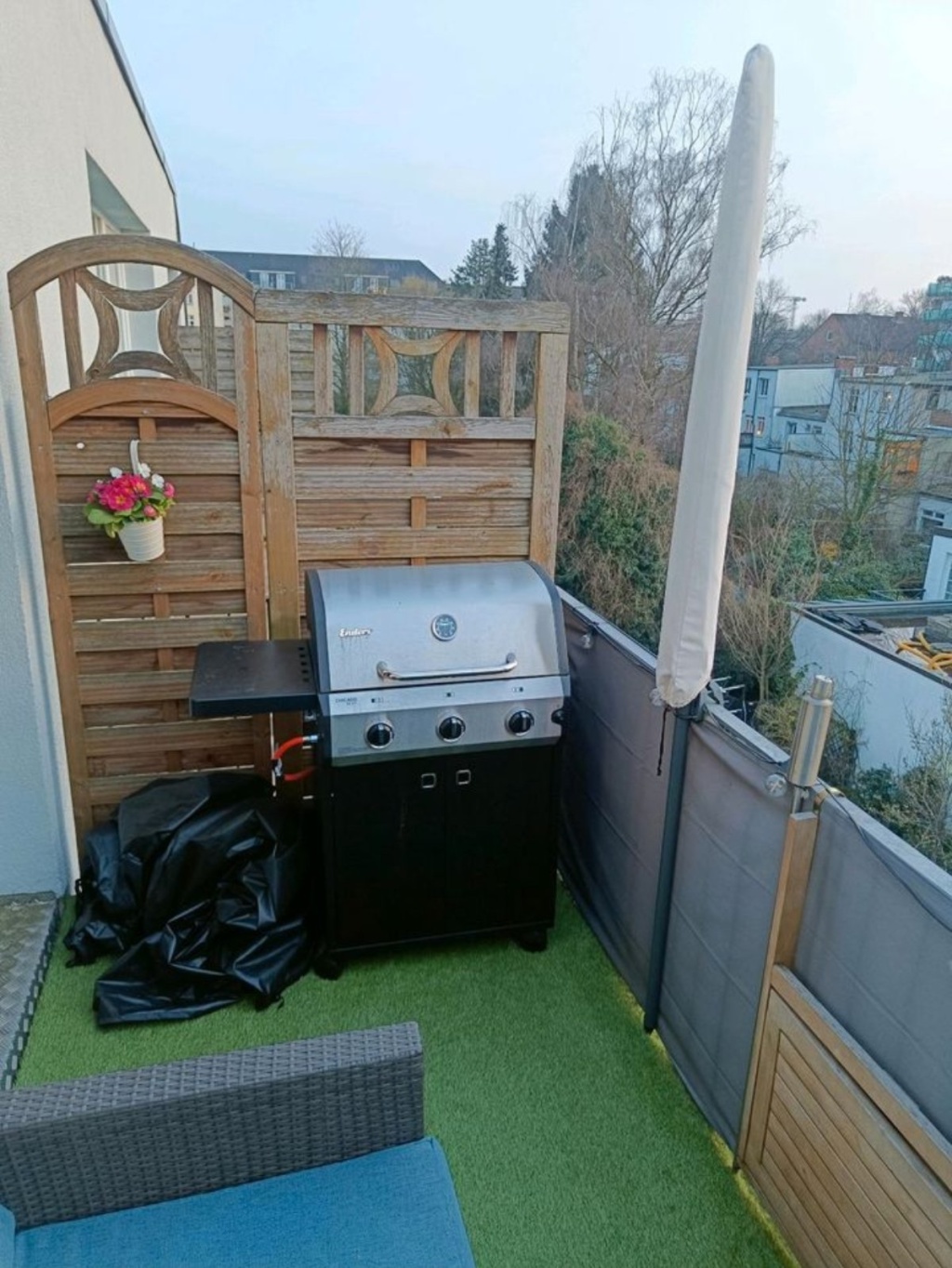 Apartamento Barmbek-Nord Tieloh 77 - Balkon