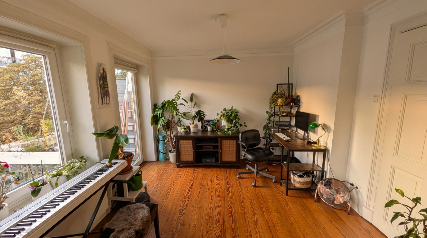 Flat Eppendorf Erikastraße - Wohnzimmer 1