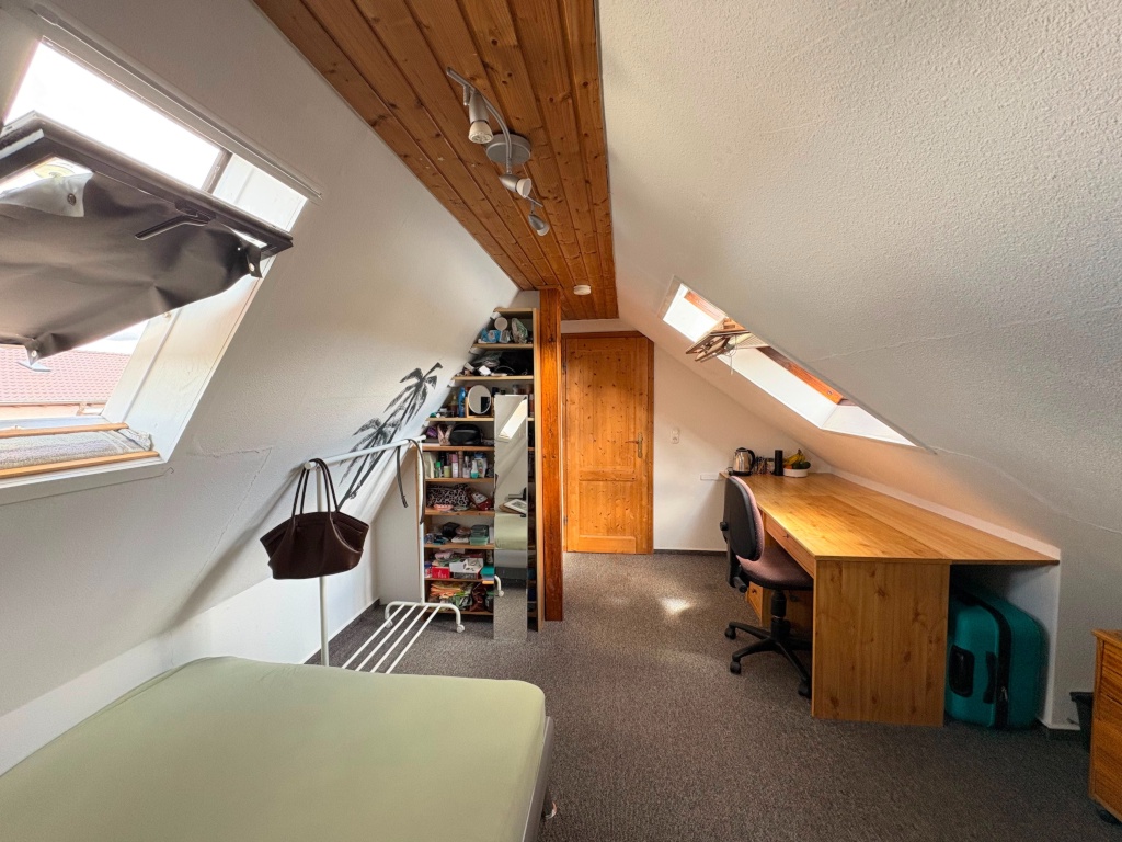 WG-Zimmer Ost-Fellbach Ost - Blick vom Bett aus