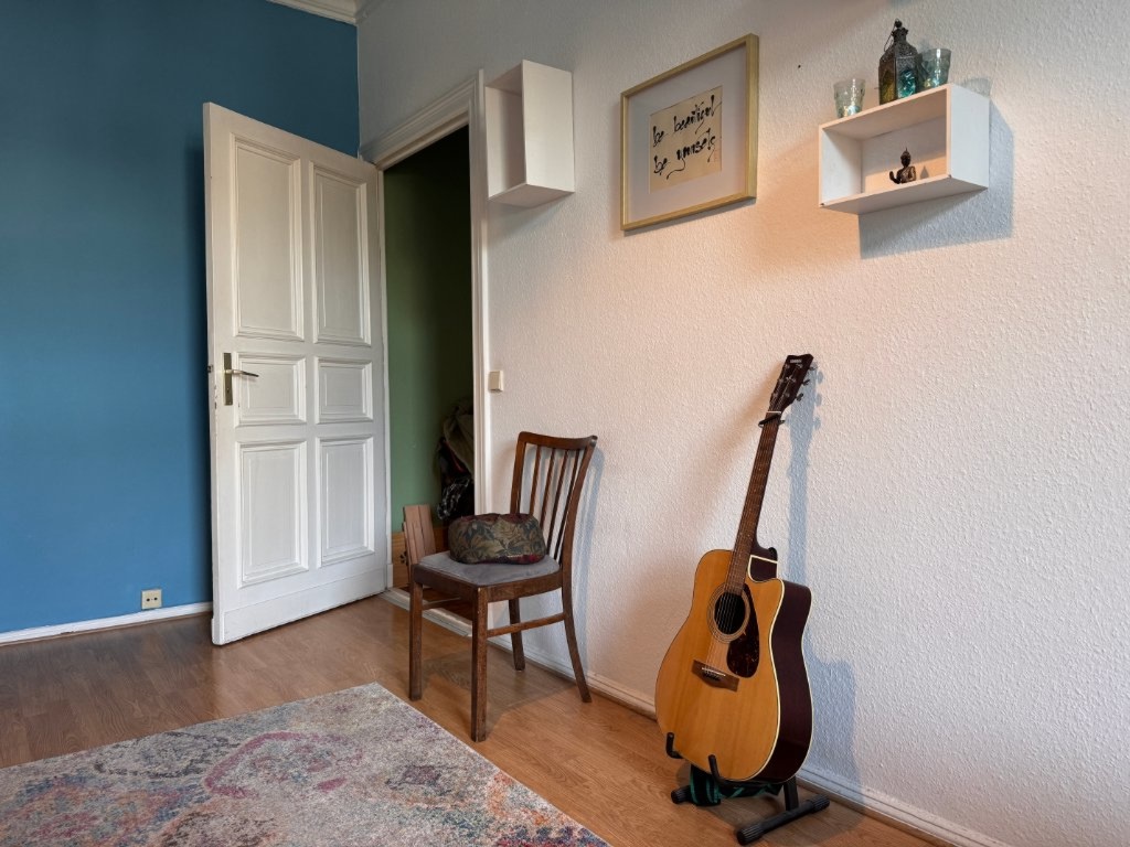 Apartamento Friedrichshain-Kreuzberg Ebelingstraße - Schlafzimmer, Blickrichtung vom Bett aus